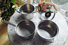 Kochtopfe 2 x Beka + 1  Kochtopfe mit 1 passenden Deckel für alle Töpfe 4Teilig