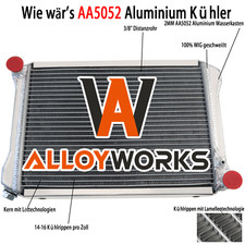 Upgraded 3 Row Aluminium