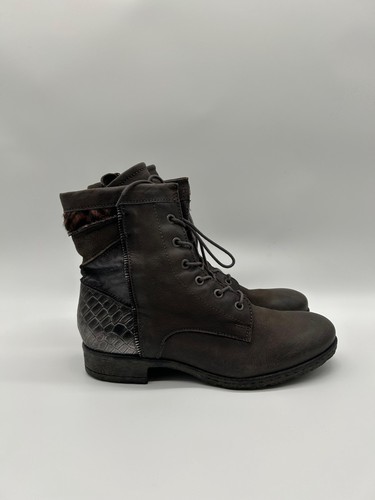 Mjus damen lederstiefel - damen,