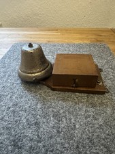 Antike elektrische Klingel Türklingel Türglocke Holzgehäuse