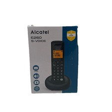 ALCATEL E260 S. Voice – Schnurloses DECT-Telefon mit AB, Sperrfunktion B-WARE