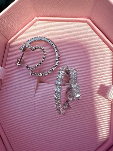 Swarovski matrix herz creolen - herz,