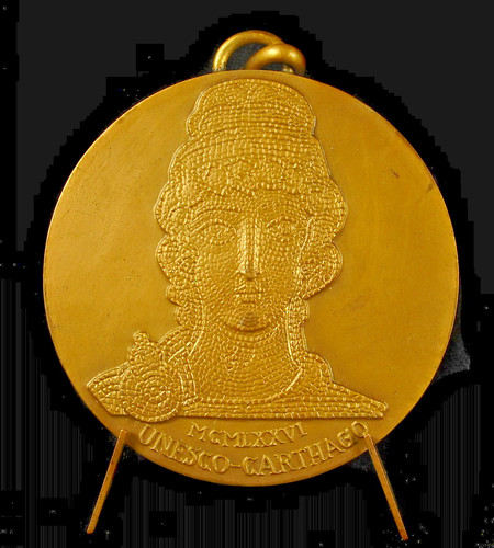 Unesco medaille cathago - unesco-medaille,
