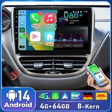 für Peugeot 2008/208 2013-2017 Autoradio GPS 4G+64G 8-Kern Android 14 CarPlay