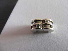 Charm Clip mit Steinchen, Stopper, ALE, für Pandora Armband !