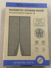 MYCARBON Fliegengitter Tür Magnet 100x220cm Insektenschutz Balkontür Fliegenvorh