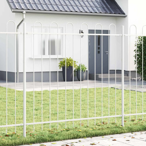 Gartenzaun pcs weiß 4 - pcs,