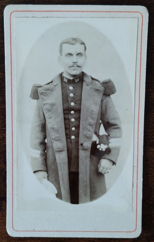 Cdv militär sergeant - cdv, sergeant-major