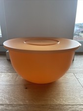 Tupperware Junge Welle Schüssel  mit Deckel  Orange 7,5 Liter Neu