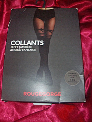 Rougegorge edle muster nylons - rougegorge,