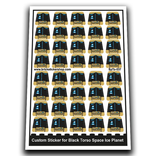Custom sticker space ice - custom,