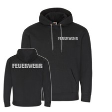 Hoodie Feuerwehr REFLEKTIEREND Einsatz Feuer Lebensretter Drehleiter #26250