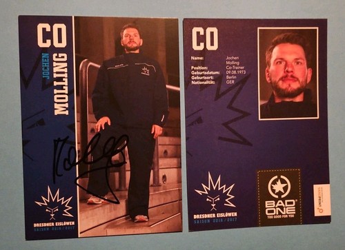 Del eishockey autogrammkarte - del,