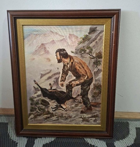Jagdbild öl mit - in,