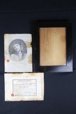 Reliquie mit Zertifikat 1836