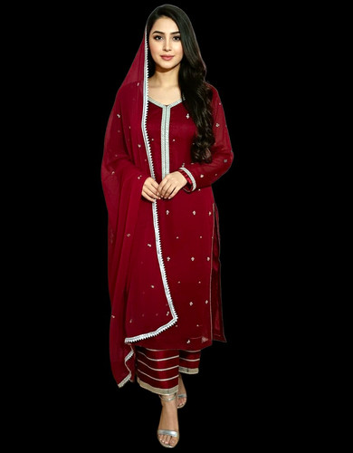 Roter damenanzug sharara - roter,