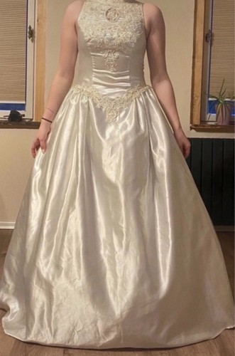 Vintage brautkleid perlen - vintage,