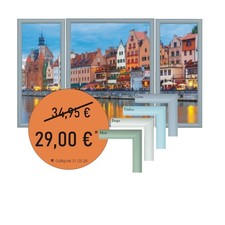 Malen nach Zahlen Triptychon