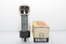 Valvo Mullard EL34 / 6CA7, Audio Endstufe Röhre, Xf3 Code, O-Getter, NOS