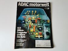 ADAC Motorwelt Oktober 1979 10/79 Kadett D Mercedes Audi 200 Turbo Datsun 280ZX