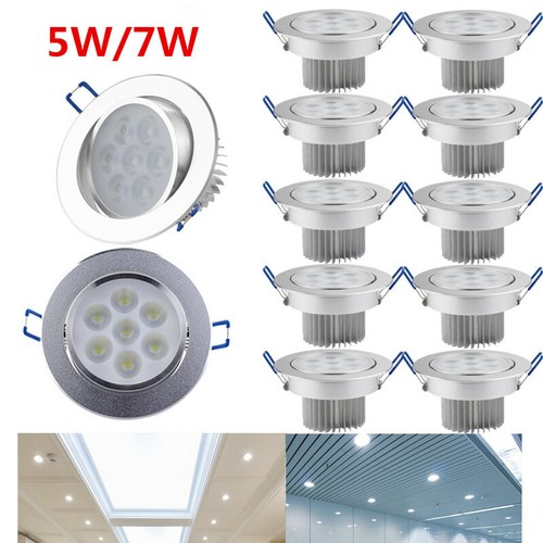 10pc recessed downlight - 5/7w,