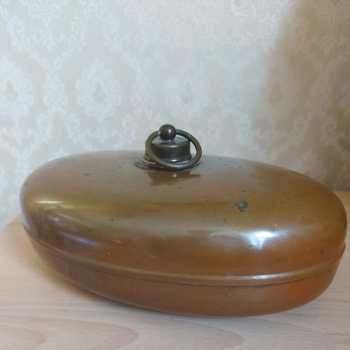 Alte wärmflasche kupfer - wärmflasche,