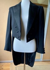 antiker Frack Schwalbenschwanz , schwarz , kleine Größe ca.44 oder Damen 38/40