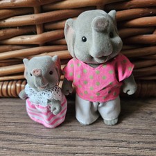 Vintage waldfamilien - vintage,