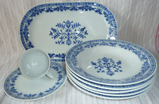 8 Teile Zwiebelmuster tiefe Teller usw. 22 cm  Kahla Kobaltunterglasur Sinfonie