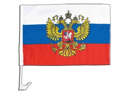 Russland mit adler - russland, autoflagge