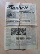 DDR Zeitung Freiheit vom