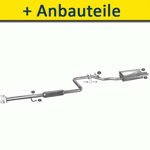 Schalldämpferanlage für