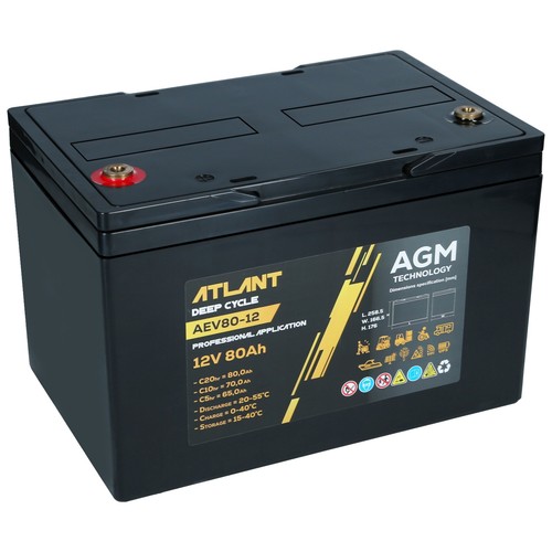 12v 80ah versorgungsbatterie - 12v,