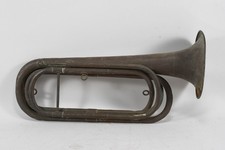 C25V70- Altes Blechblasinstrument Trompete Signalhorn