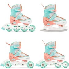 Inlineskates/Triskates/Rollschuhe/Schlittschuhe Raven Isla Orange/Mint - Neu!