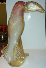 Riesiger Tukan aus Muranoglas