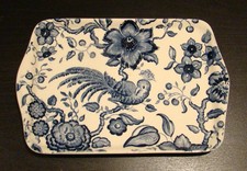 VILLEROY & BOCH  „PARADISO“ METTLACHER KUPFERDRUCK  KUCHEN - / SANDWICH - PLATTE