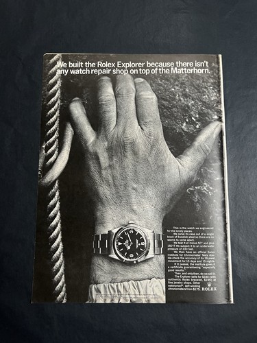 1966 rolex explorer matterhorn - rolex,