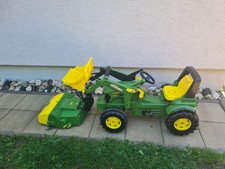 rolly toys traktor john deere 7930 und kehrmaschine