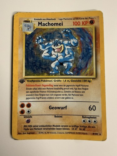 Pokémon karte machomei holo - pokémon,