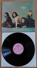 FREE : FIRE AND WATER : LP : RARE GERMAN 1970 : PINK ISLAND LABEL : TOP COPY