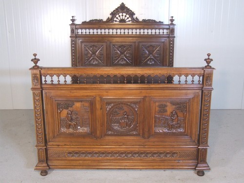 1687 antikes prunk bett - prunk,
