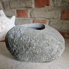 Vase Schüssel Natur Lavastein