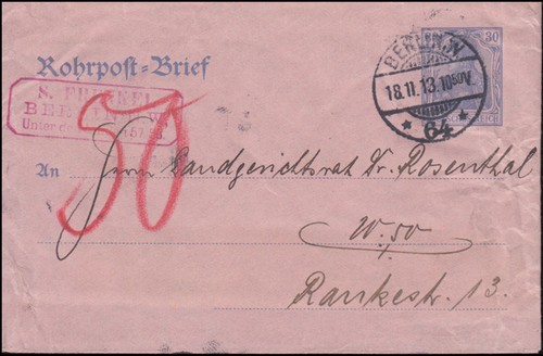 Rohrpostumschlag von - ru, 6