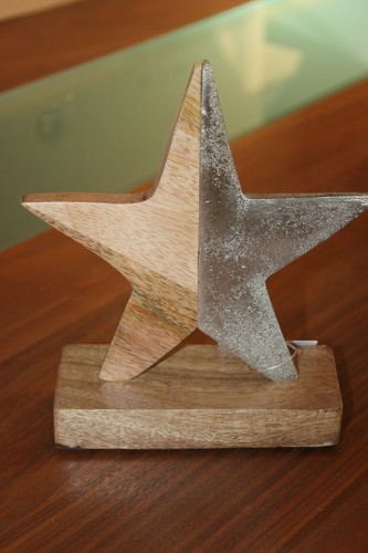 Stehender stern aus - stehender, holz
