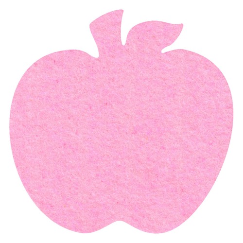 Apfel filz untersetzer - apfel,