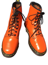 Vintage Dr Martens 1460 Orange Leder Stiefel UK 4 EU 37 Made in England