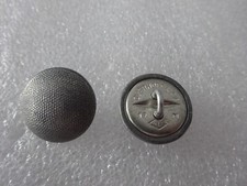 A24-21) 2x Uniform Knopf Button frühe Bundeswehr BGS Polizei 19mm alt-silber