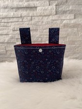 Lenkertasche Kreise blau rot |