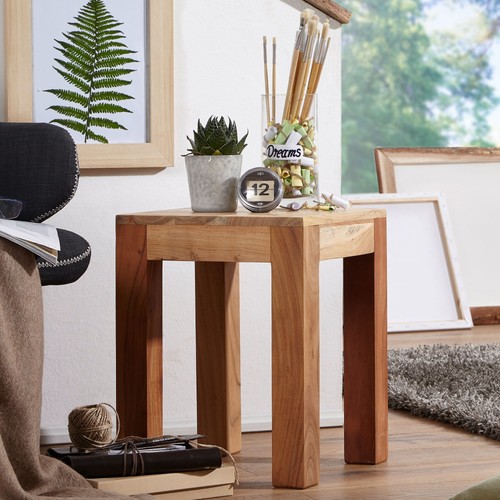 Massiver beistelltisch holz - massiver,